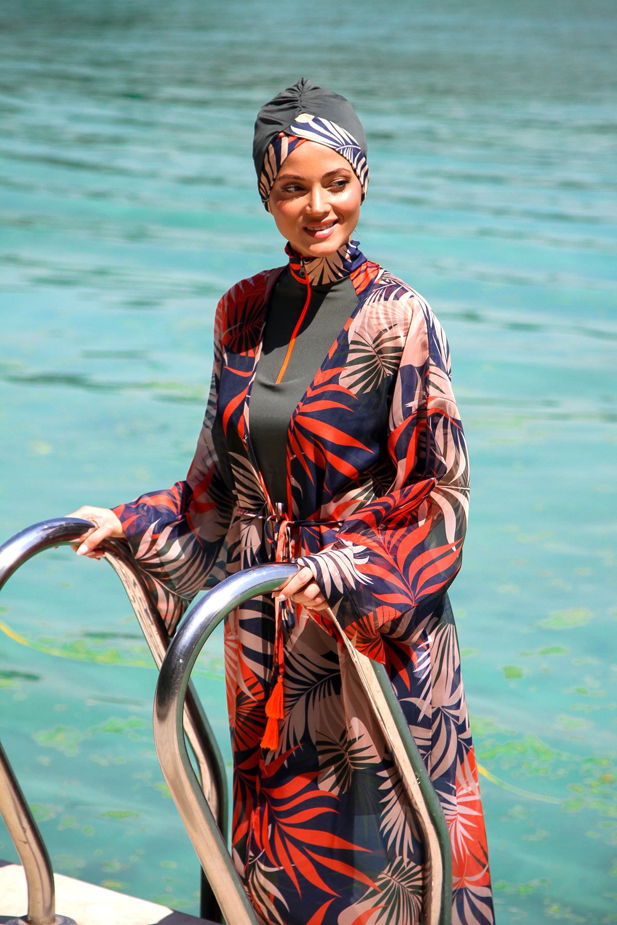 Colourful Pareo Kimono P2204 Main image