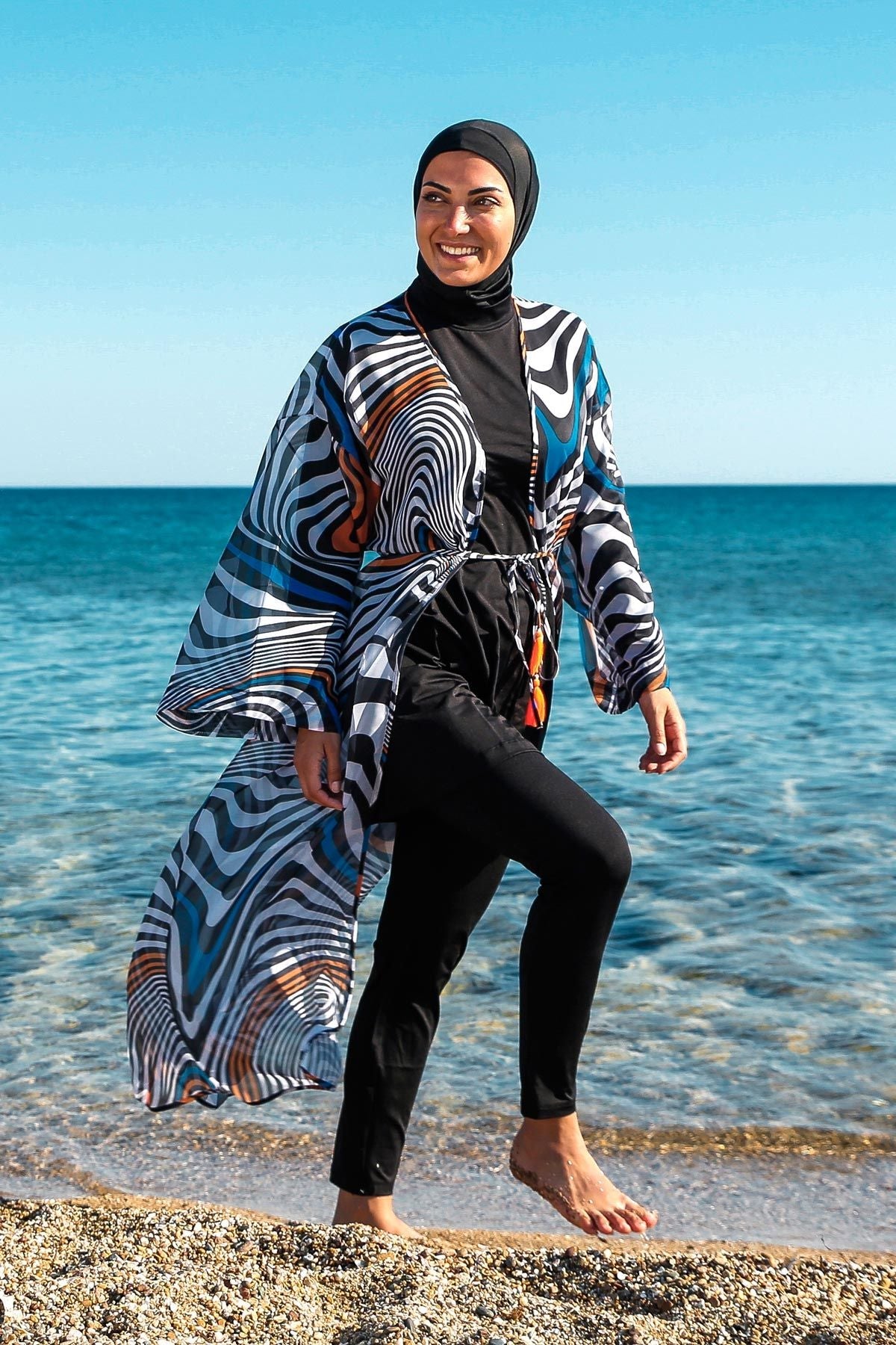 Colourful Pareo Kimono P2205