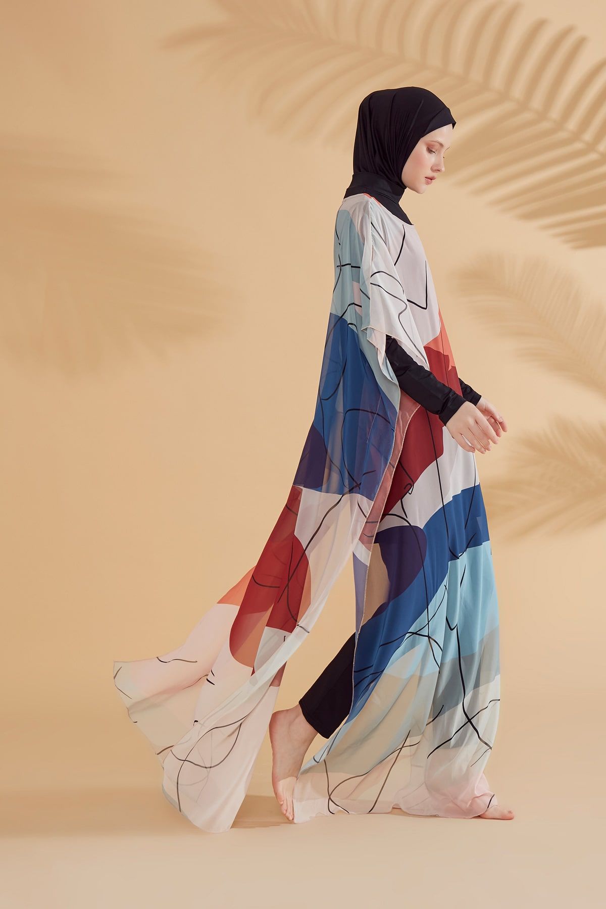 Colourful Pareo Kimono P2340