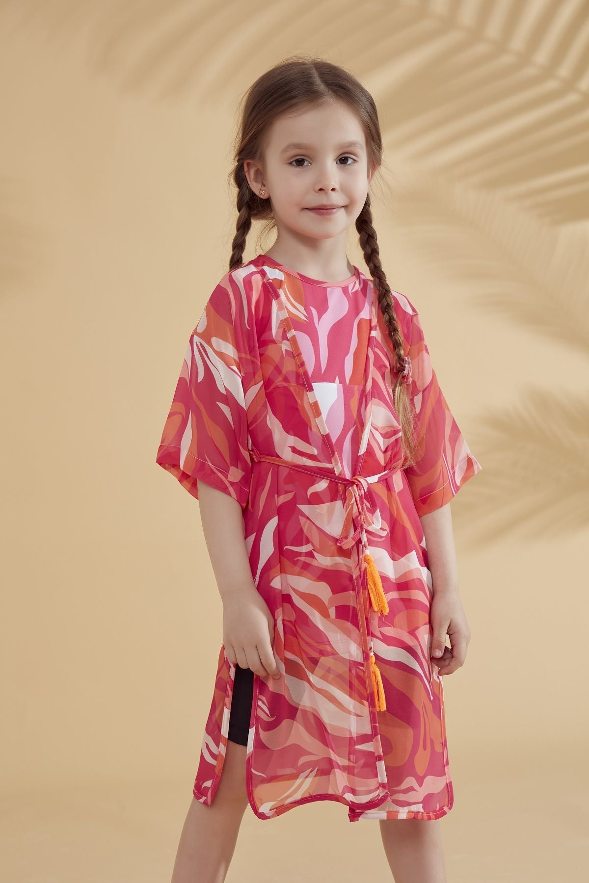 فوشيا كيدز باريو كيمونو P2335