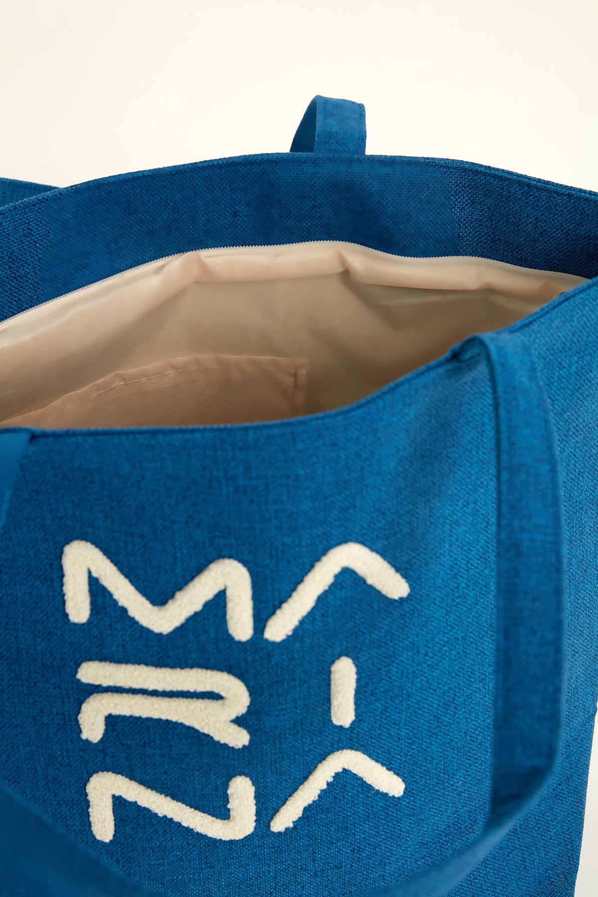 حقيبة شاطئ زرقاء بسحاب CA2501-4 