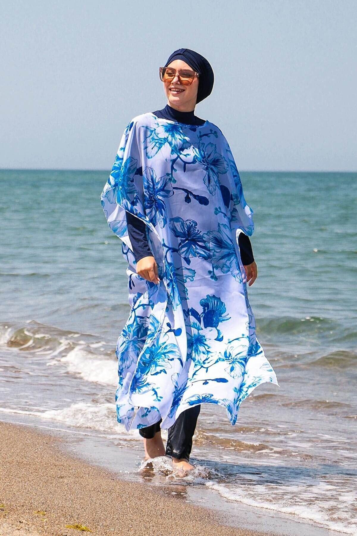 Blue Pareo Kimono P2108