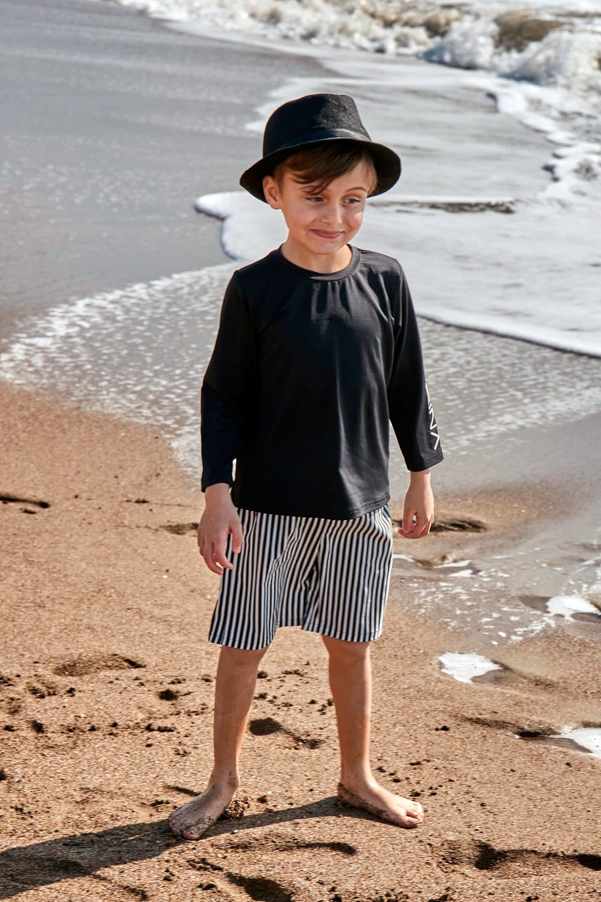 Woven Navy Boys Shorts B2432