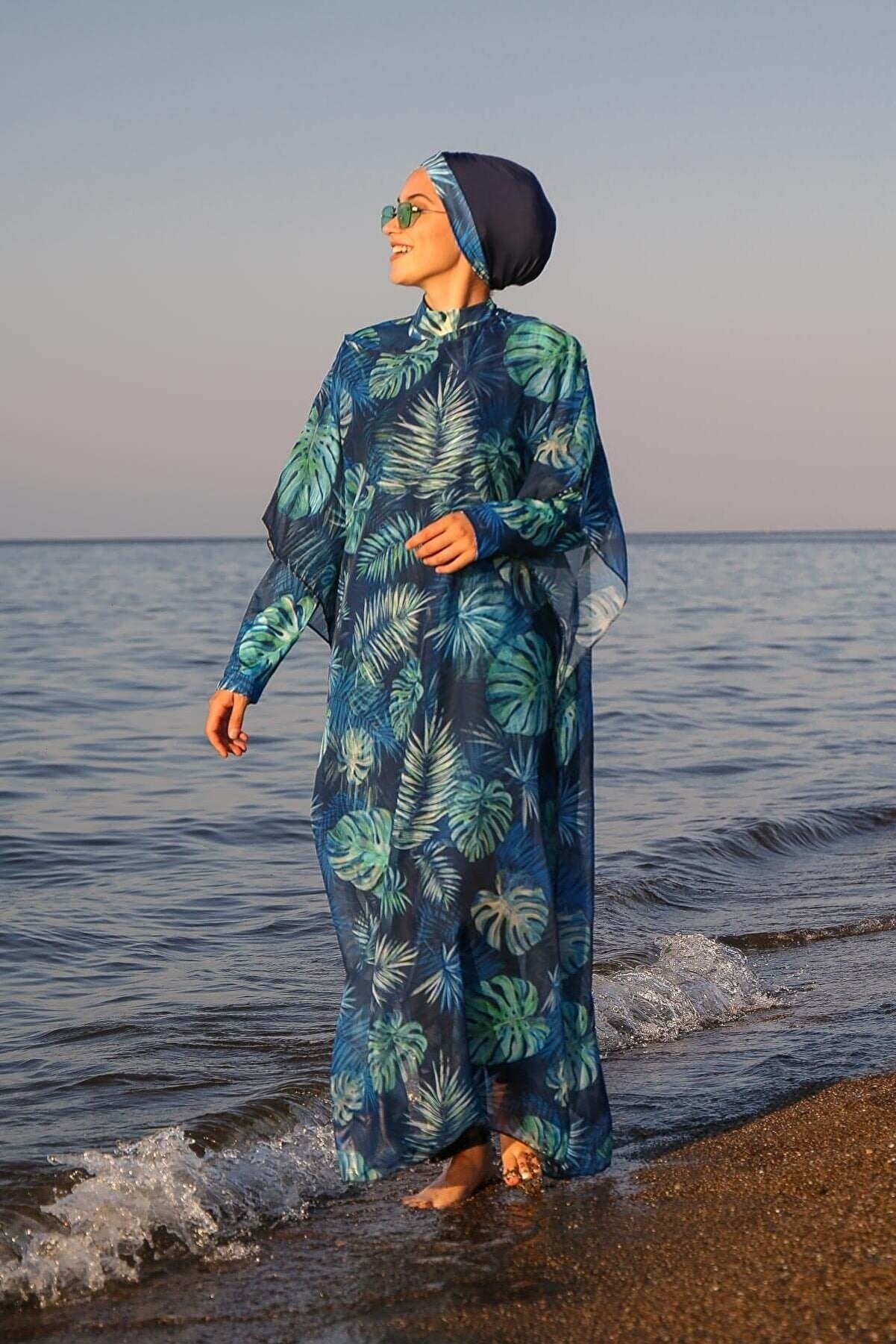 Navy Pareo Kimono P2106 Secondary image