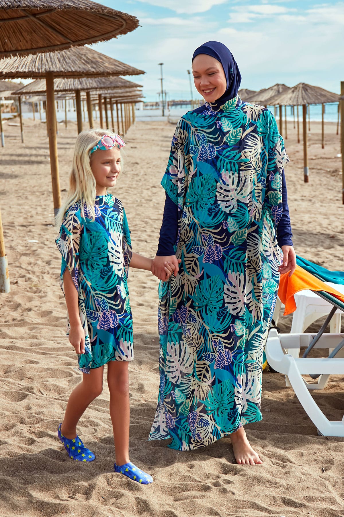 Patterned Colorful Kids Beach Pareo - P2419