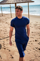 Navy Men's Shorts S2408