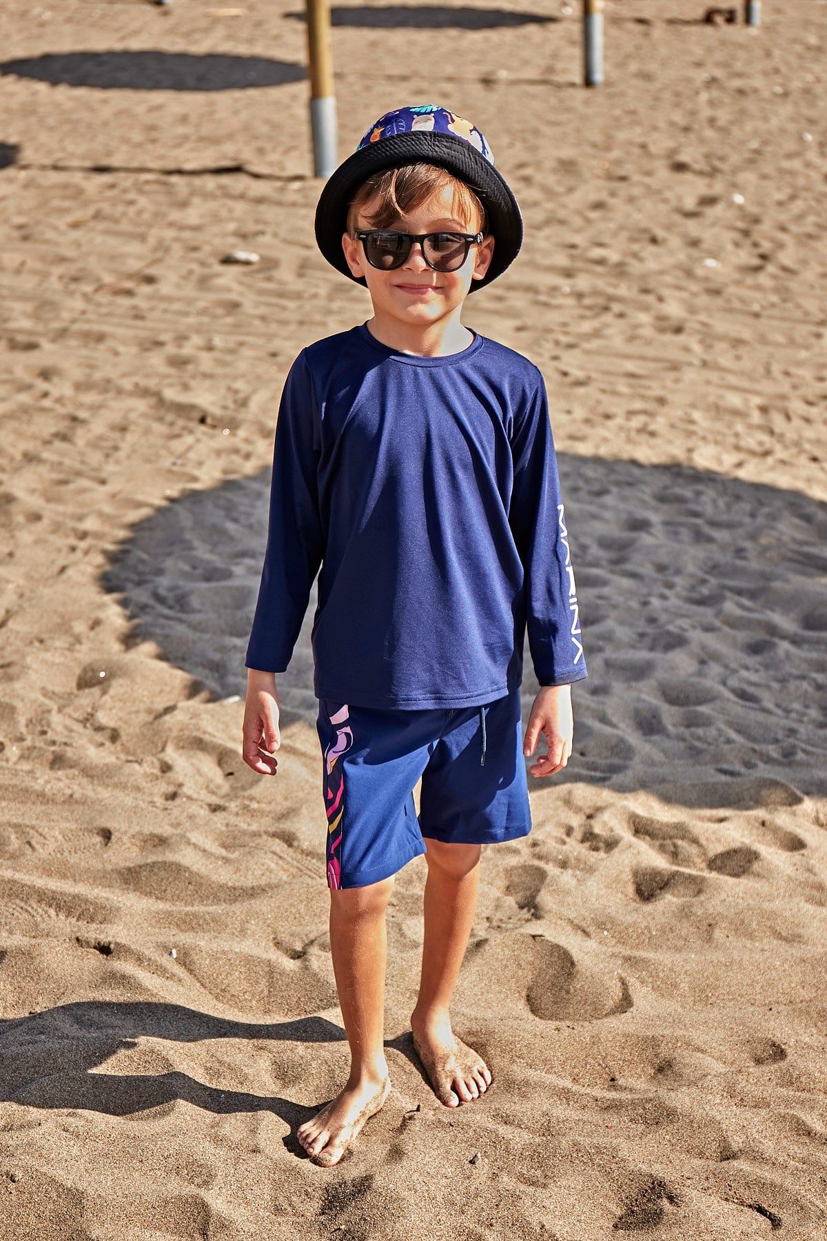 Navy Boys Shorts B2434 Secondary image