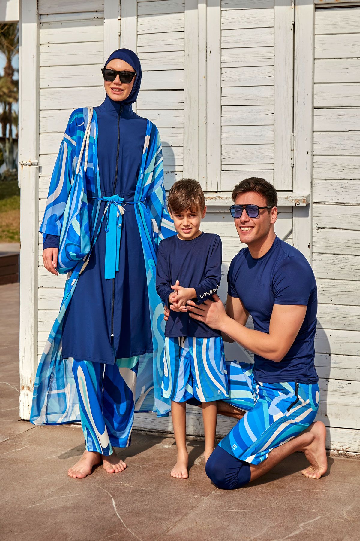 Woven Navy Boys Shorts B2435 Main image