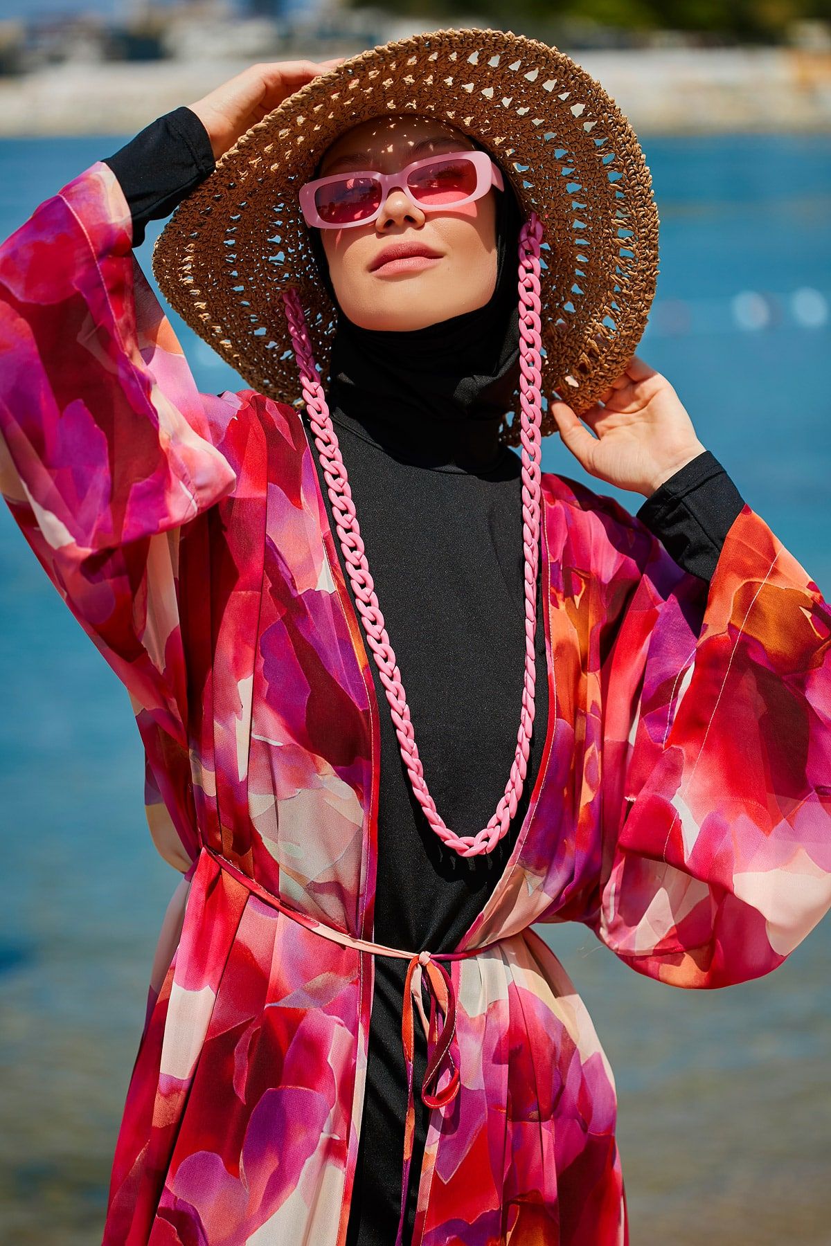 Colourful Pareo Kimono P2341 Main image