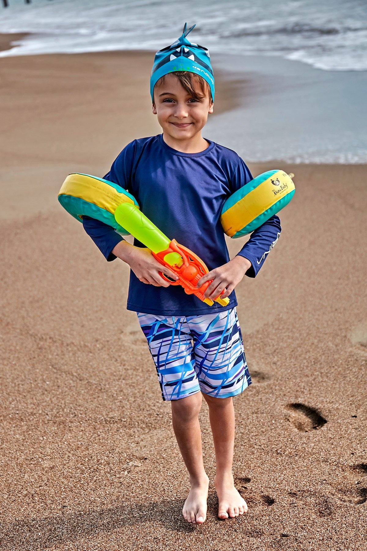 Woven Navy Boys Shorts B2430