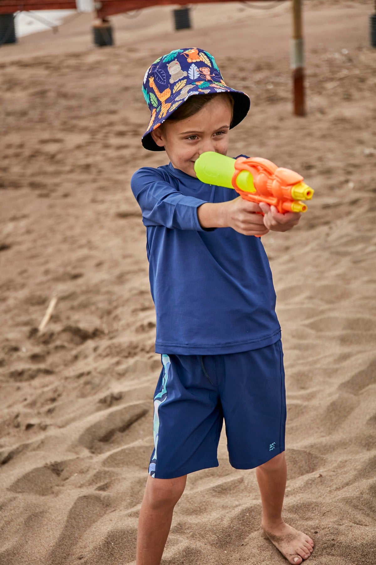 Navy Boys Shorts B2433