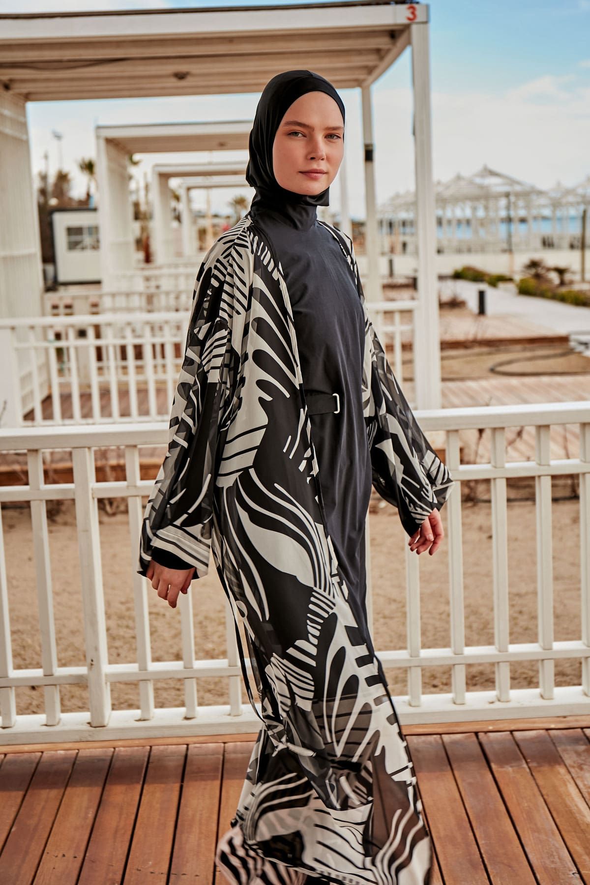 Colourful Pareo Kimono P2401