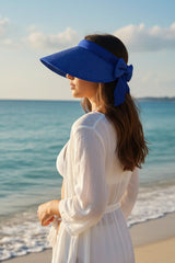 Cobalt Straw Visor Hat 14624