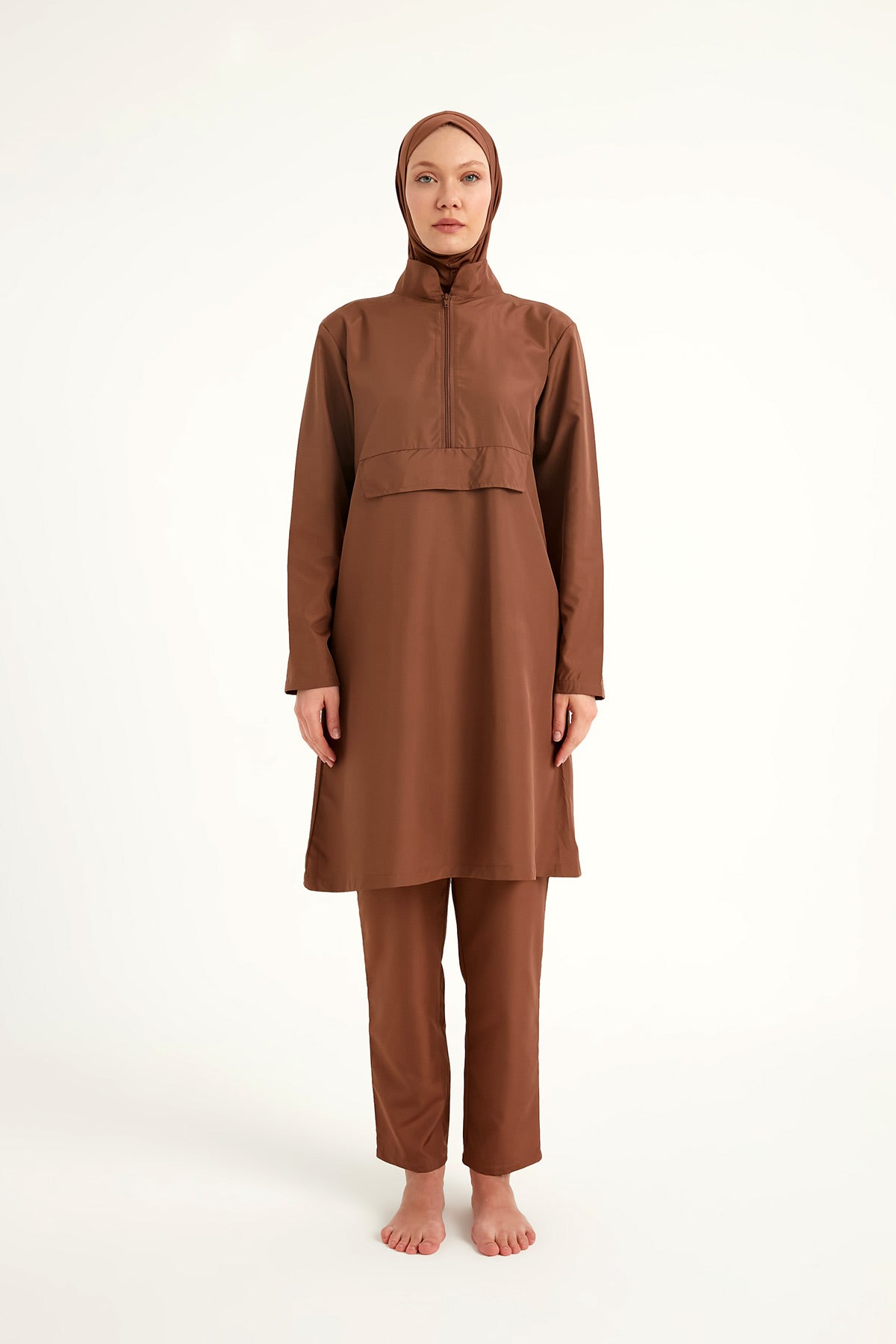 Andalus Black Full Coverage Burkini Set A2503-3 USA Main image