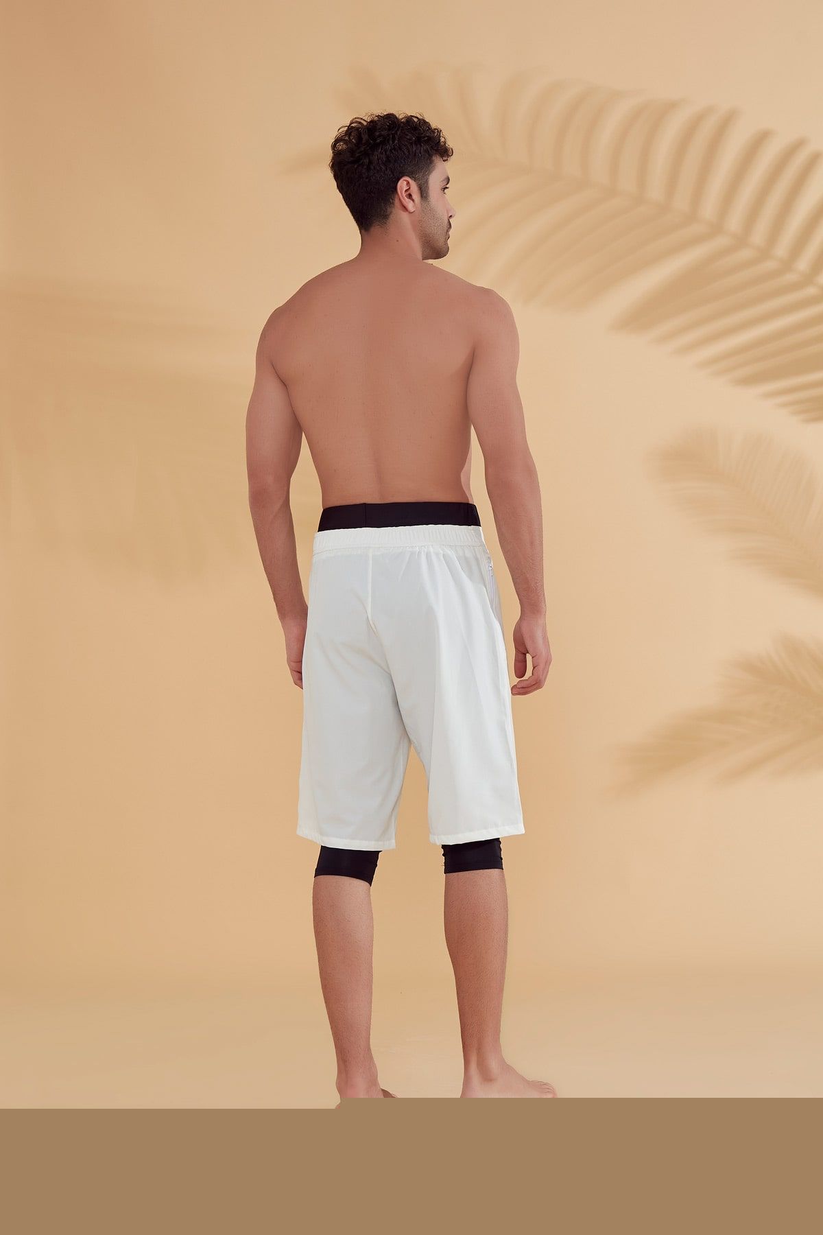 White Men's Shorts S2354