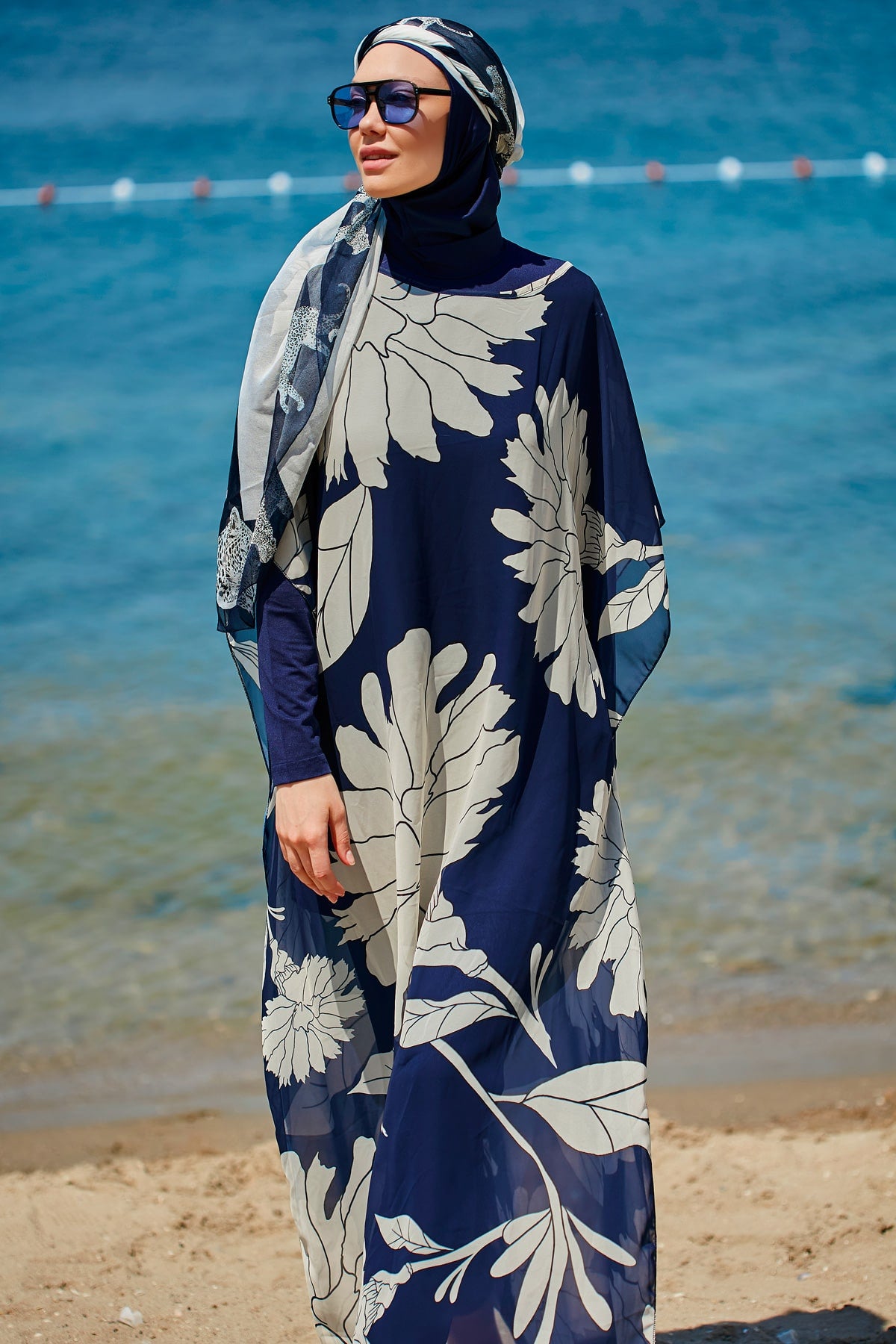 Striped Colorful Beach Pareo - P2348 صورة ثانوية
