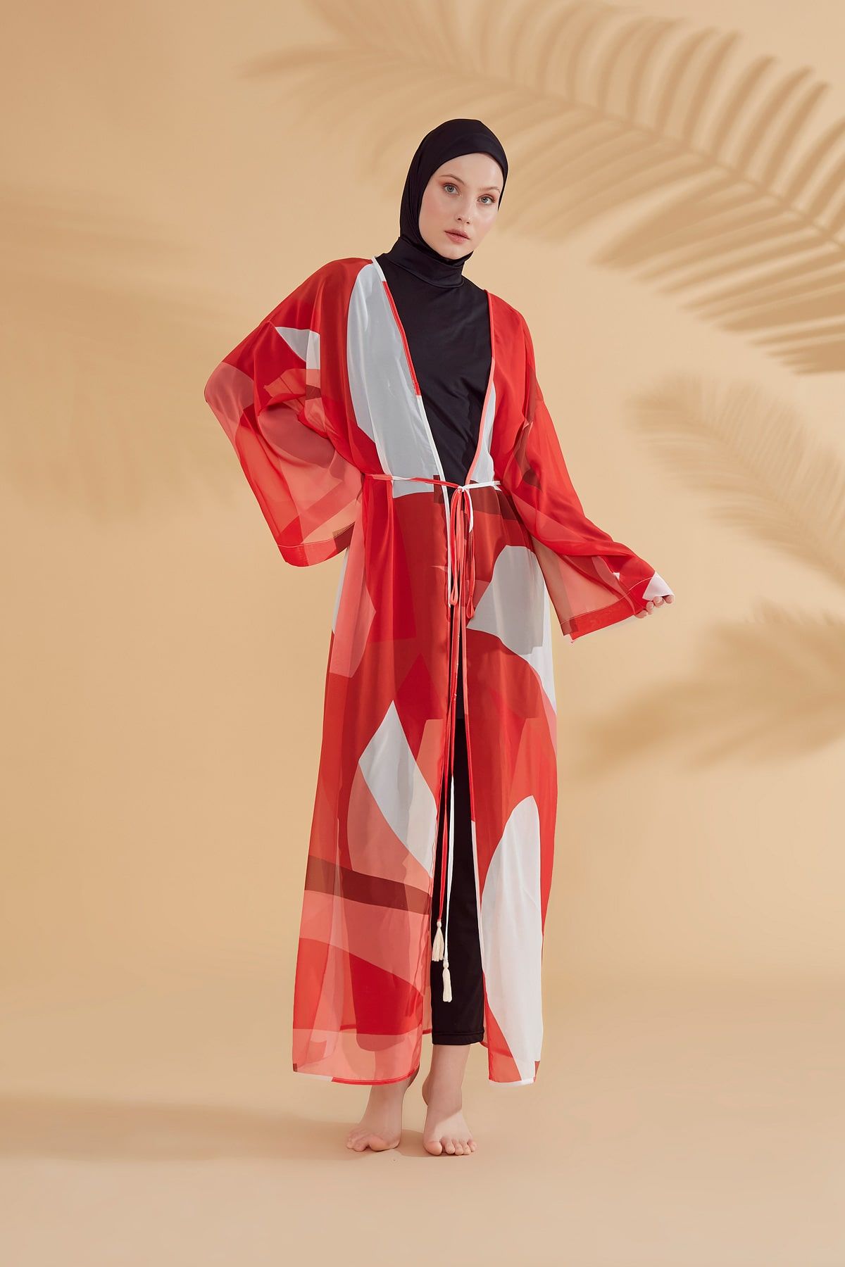 Colourful Pareo Kimono P2345