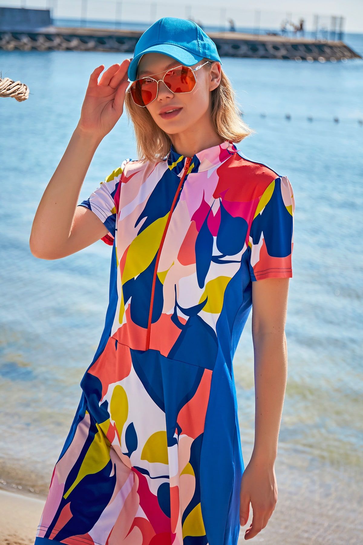 مايوه ساكس نصف مغطى من الليكرا M2371