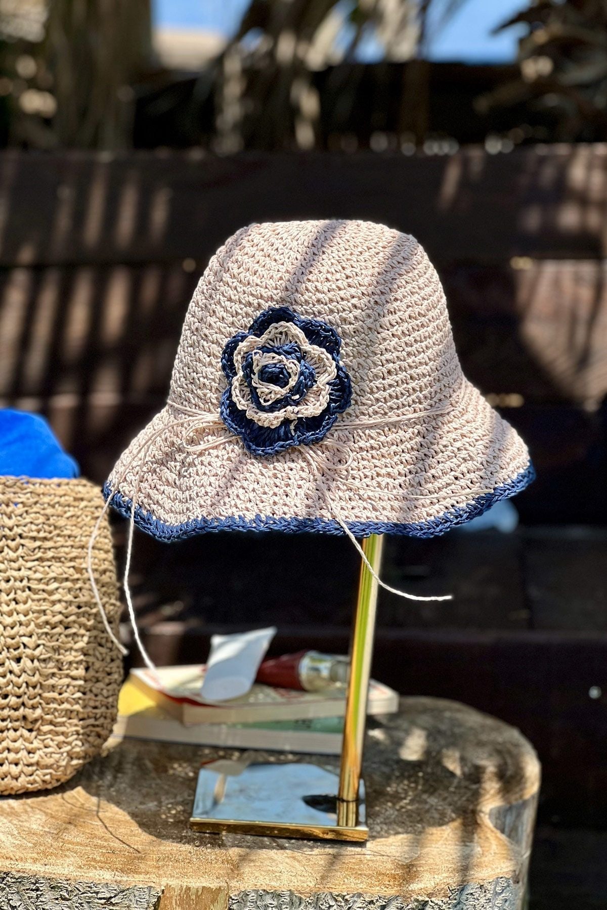 Beige Straw Hat 14520