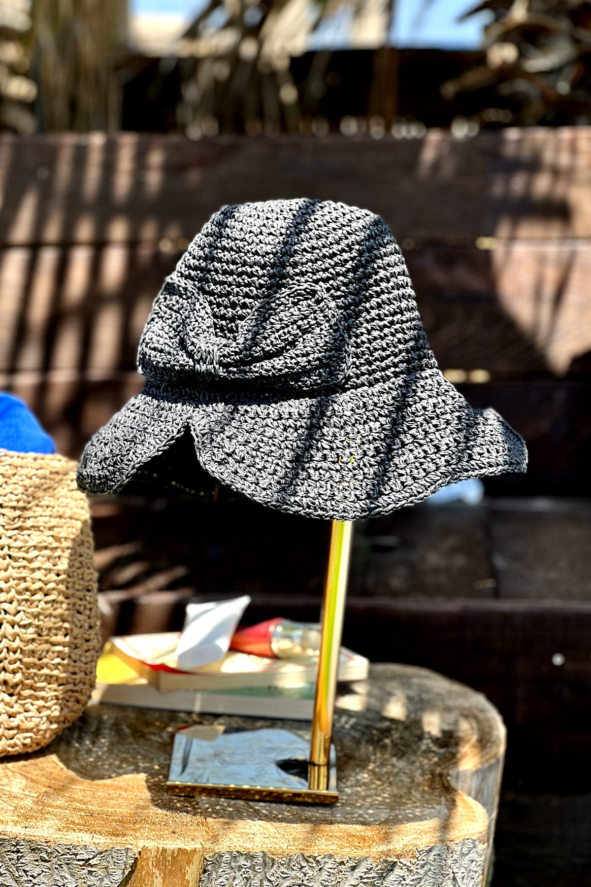 Black Straw Hat 14527 Main image