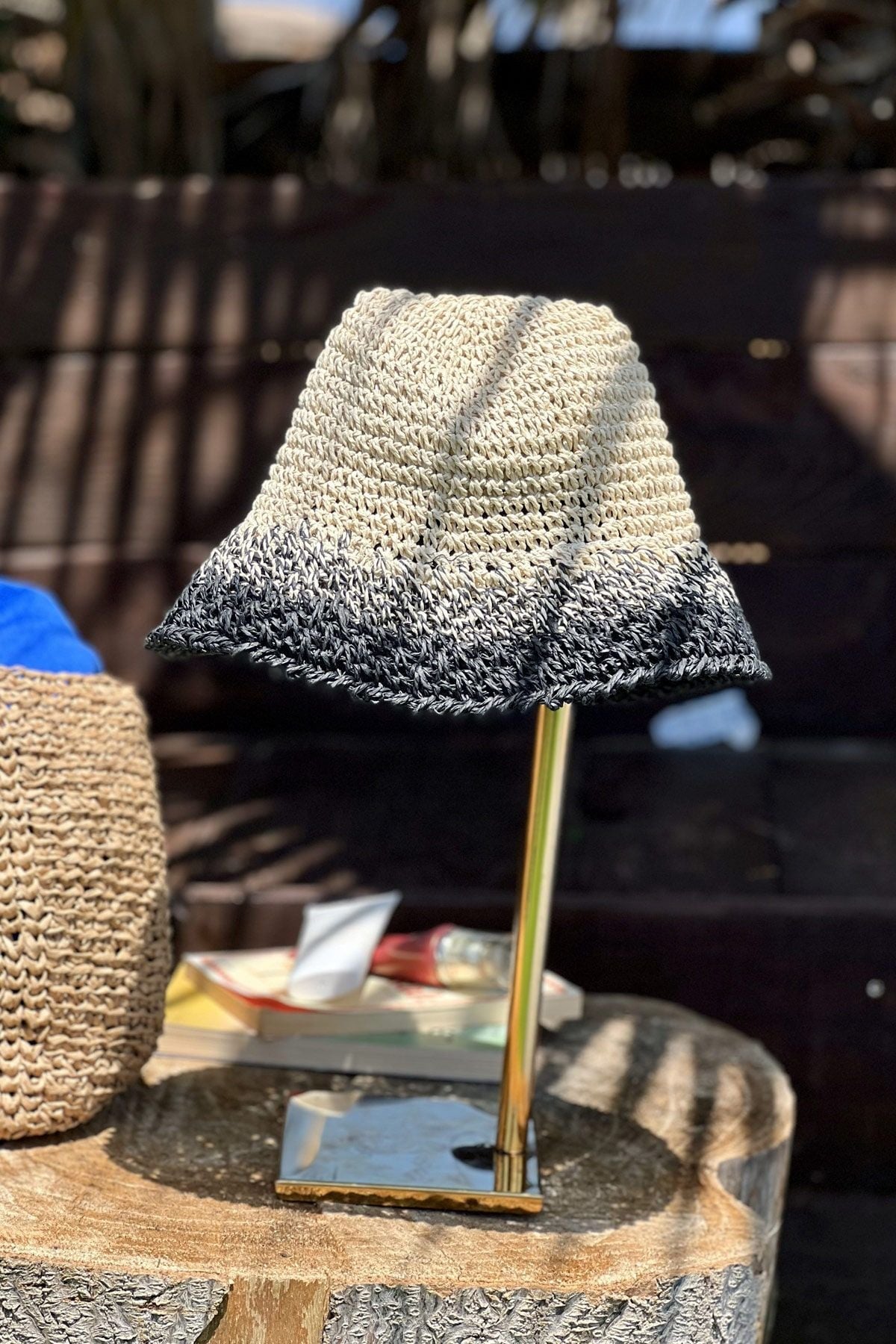 Beige Straw Hat 14404