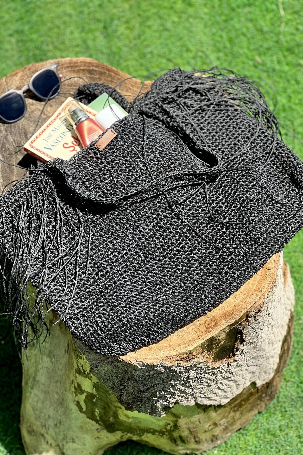 El Örgusü Siyah Hasır şanta C2424 صورة ثانوية