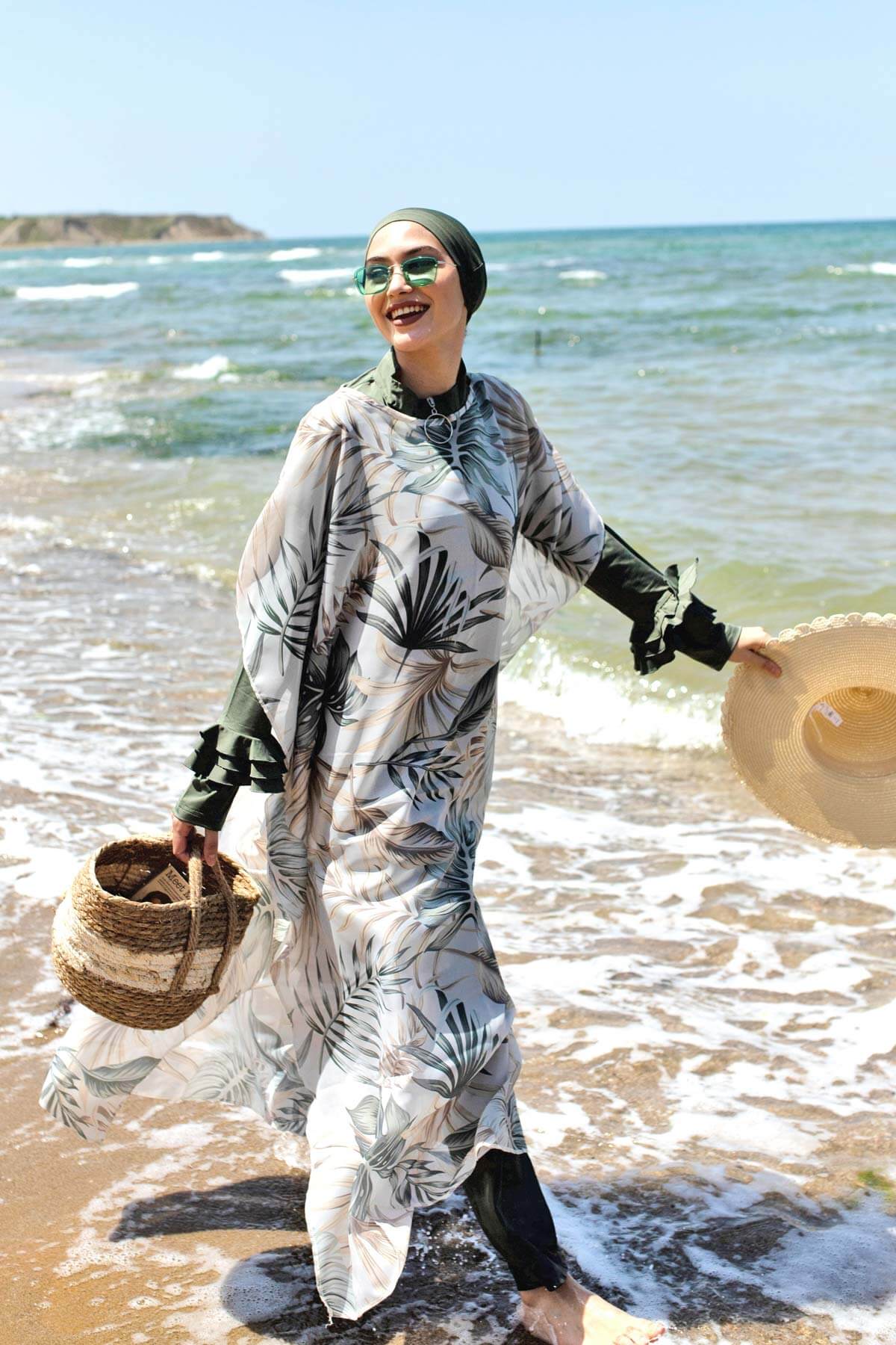 كيمونو باريو أخضر P2101