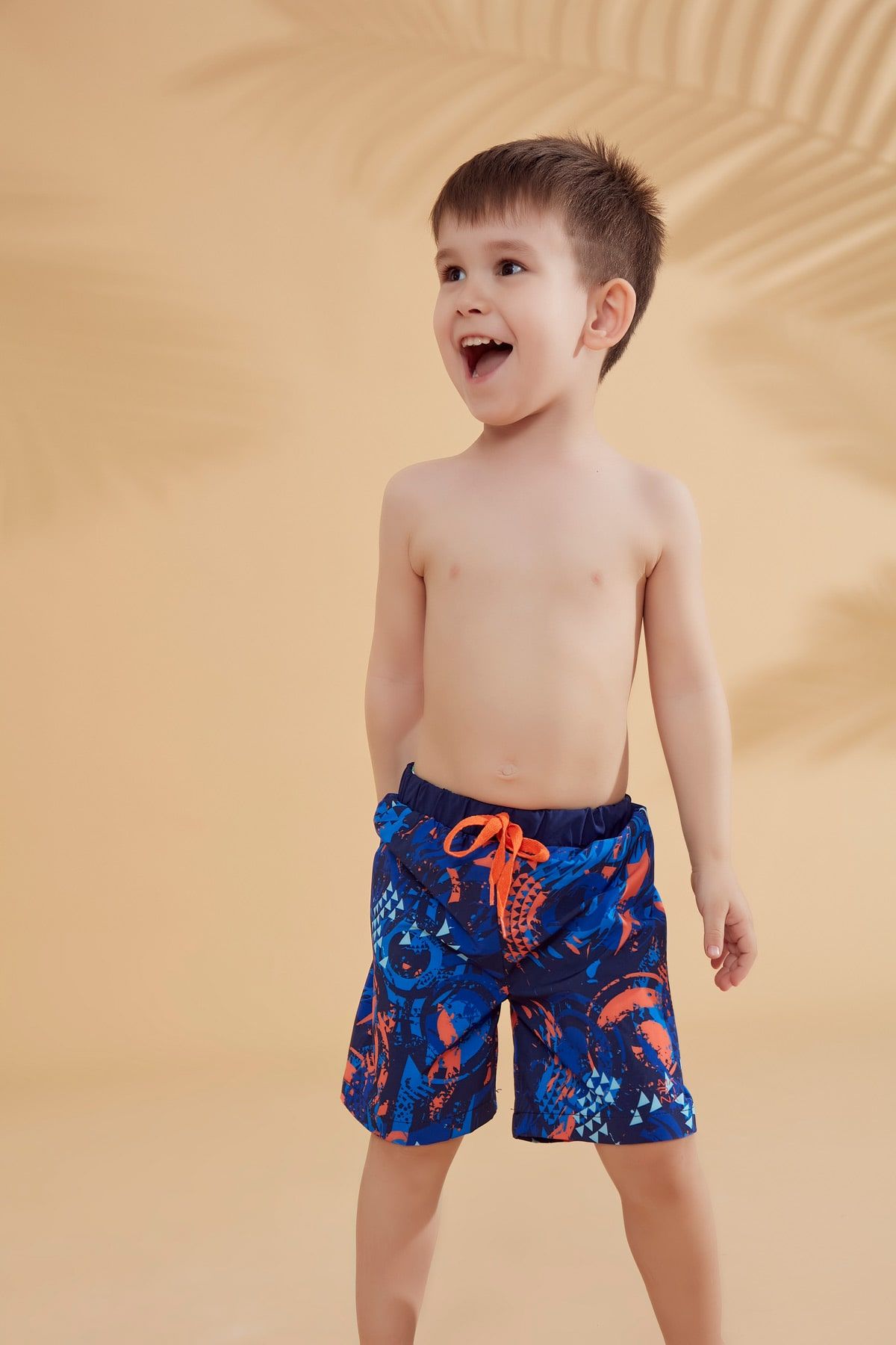 Woven Navy Boys Shorts B2362 Secondary image