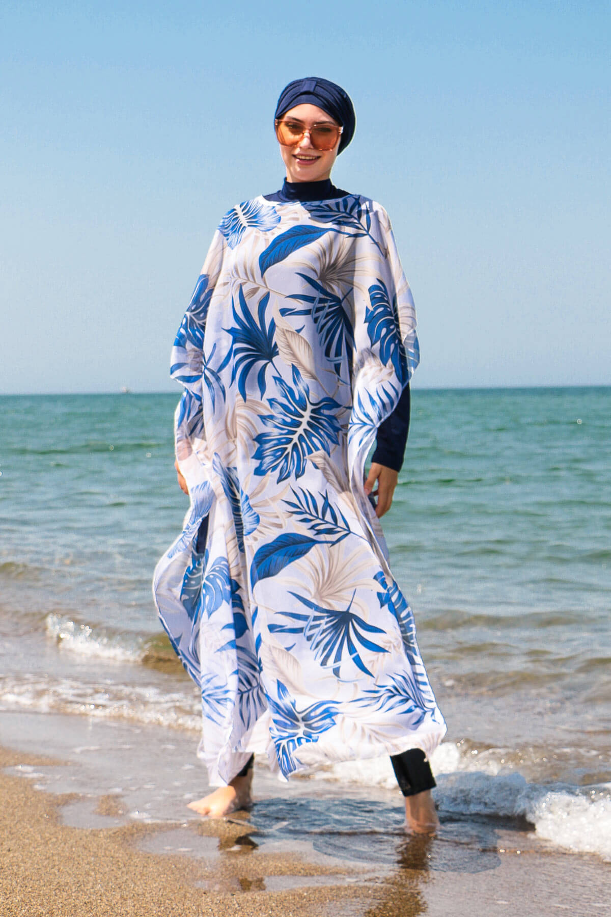 Blue Pareo Kimono P2103