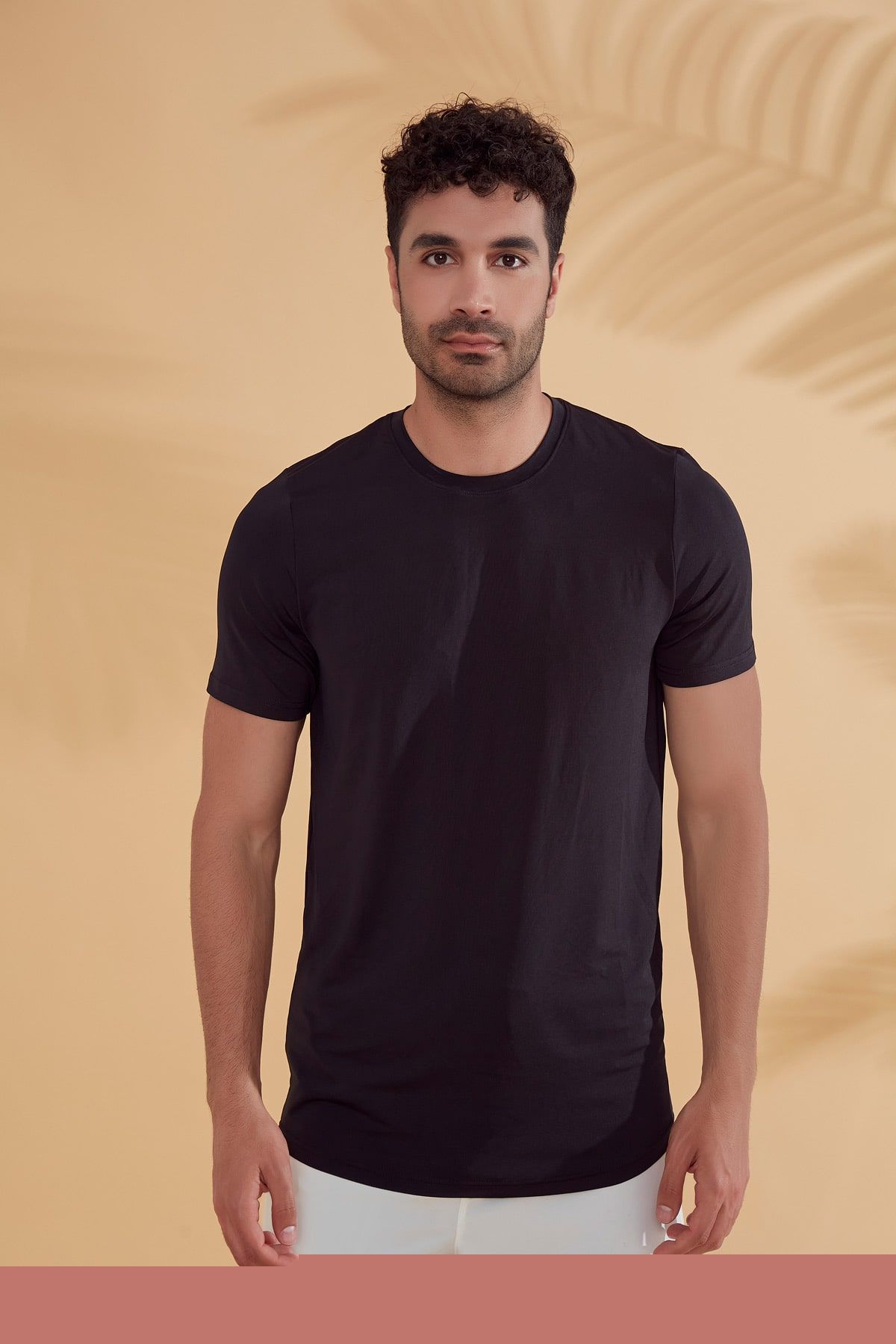 Lycra Black Men's Swim Shirts T2342