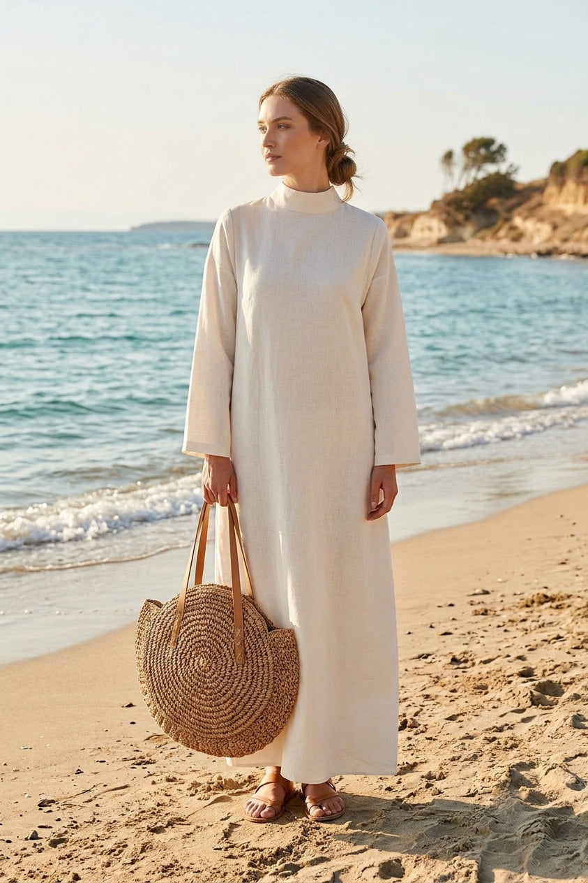 Camel Straw Bag - CNT2602-2