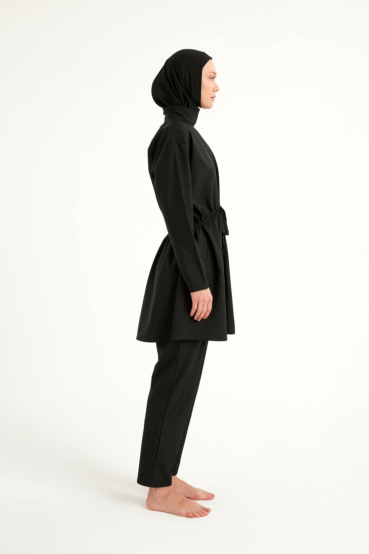 Andalus Full Coverage Burkini Set with Front Ruching A2502-1