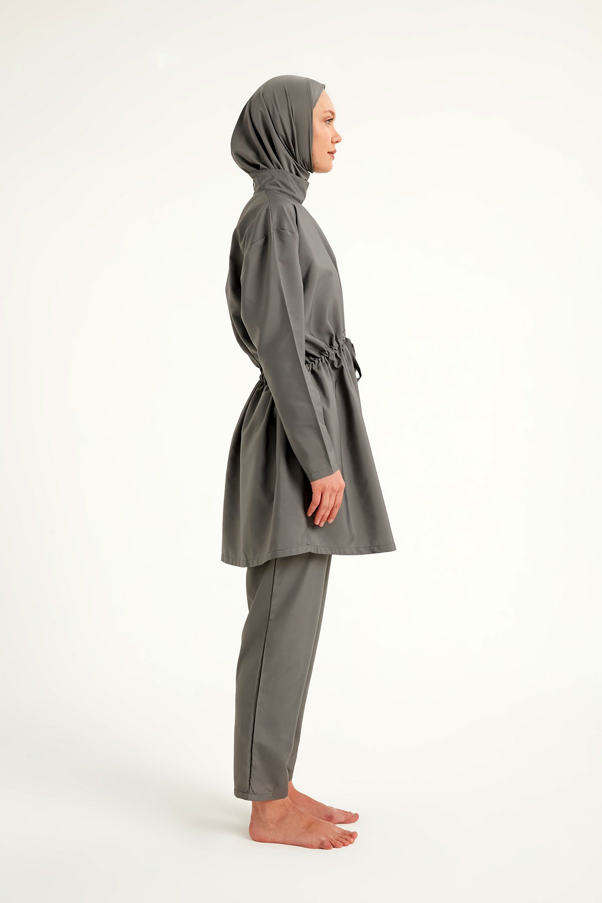 Andalus Full Coverage Burkini Set with Front Ruching A2502-4