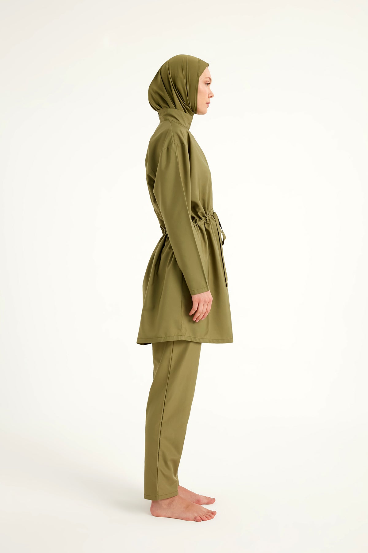 Andalus Full Coverage Burkini Set with Front Ruching A2502-5