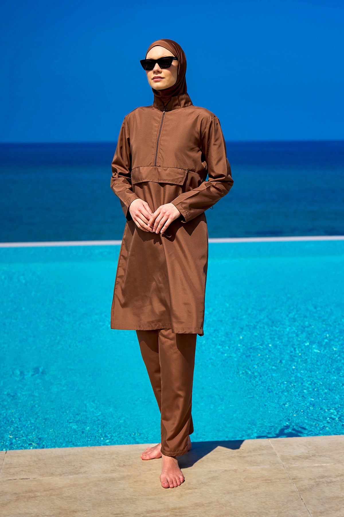 Andalus Black Full Coverage Burkini Set for A2503-3 Main image