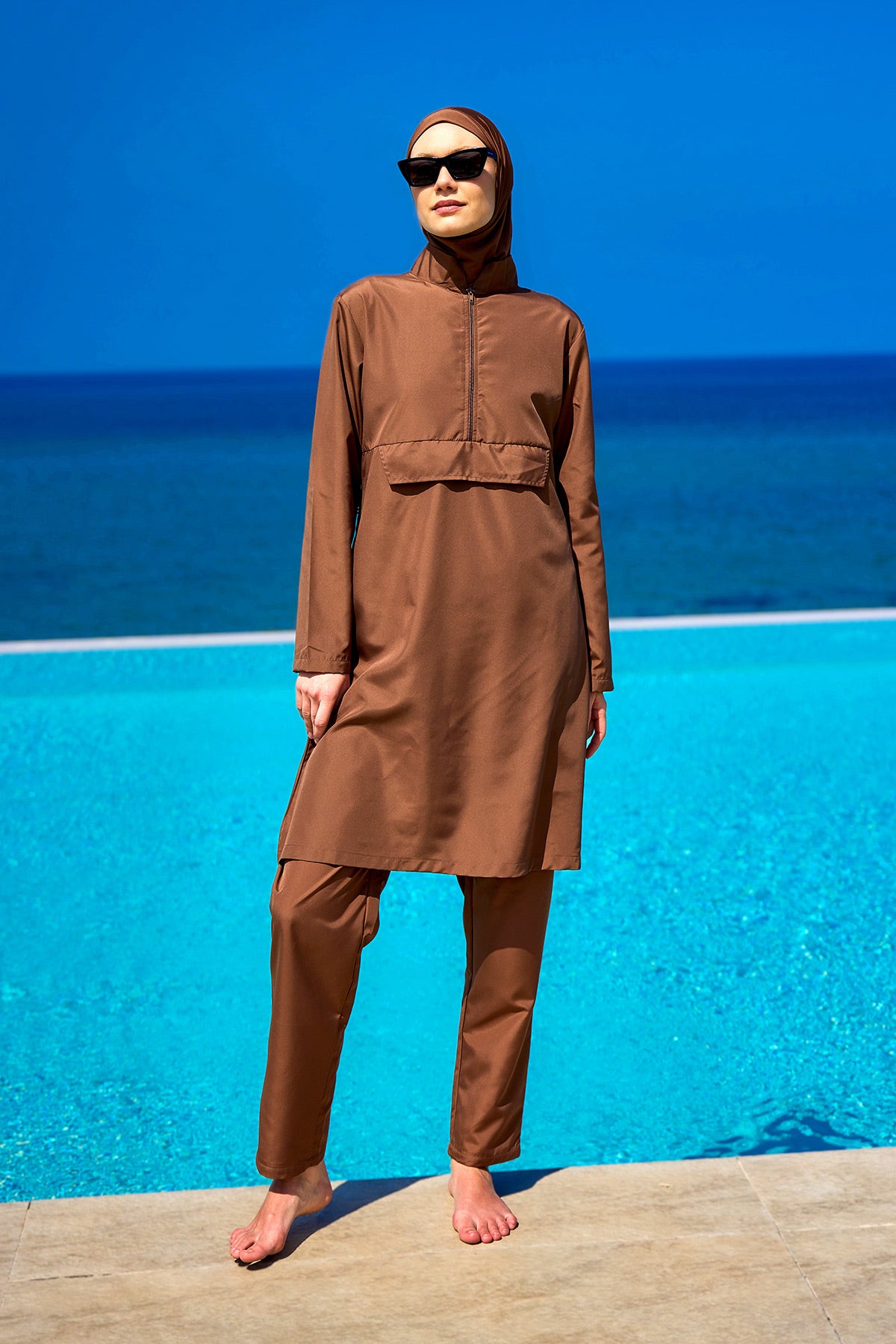 Andalus Black Full Coverage Burkini Set for A2503-3