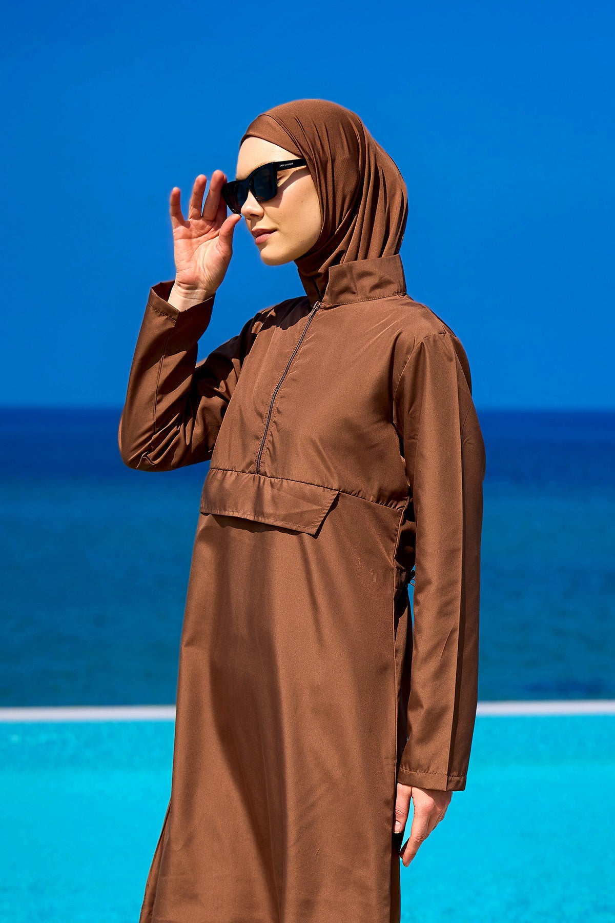 Andalus Black Full Coverage Burkini Set for A2503-3