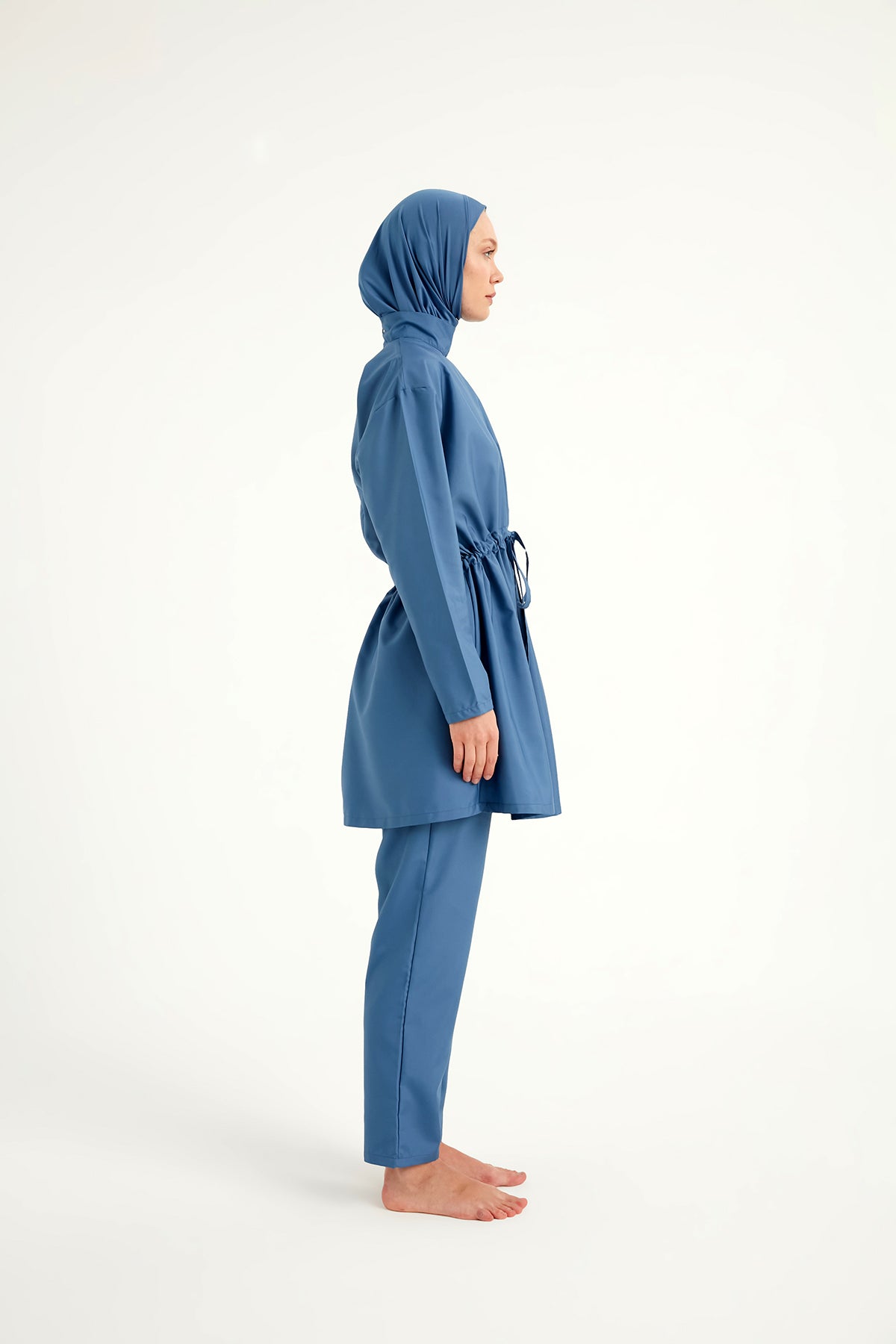 Andalus Full Coverage Burkini Set with Front Ruching A2502-6