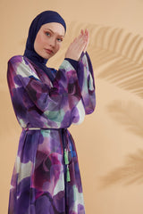 Purple Pareo Kimono P2338