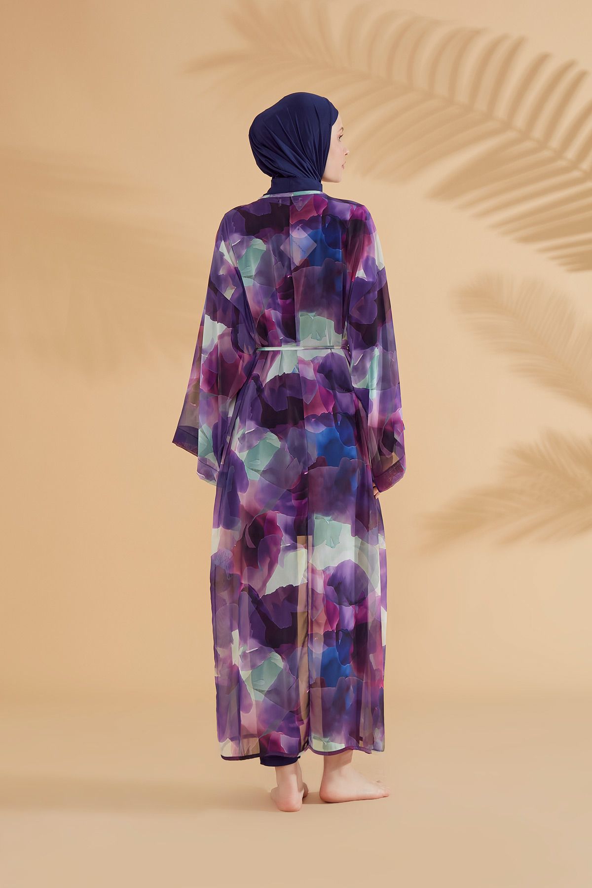 Purple Pareo Kimono P2338