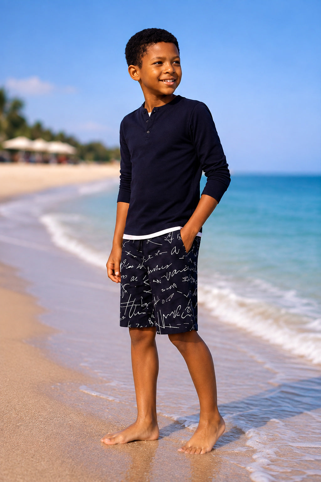 Marina Boys Swim Shorts CS2601 صورة ثانوية