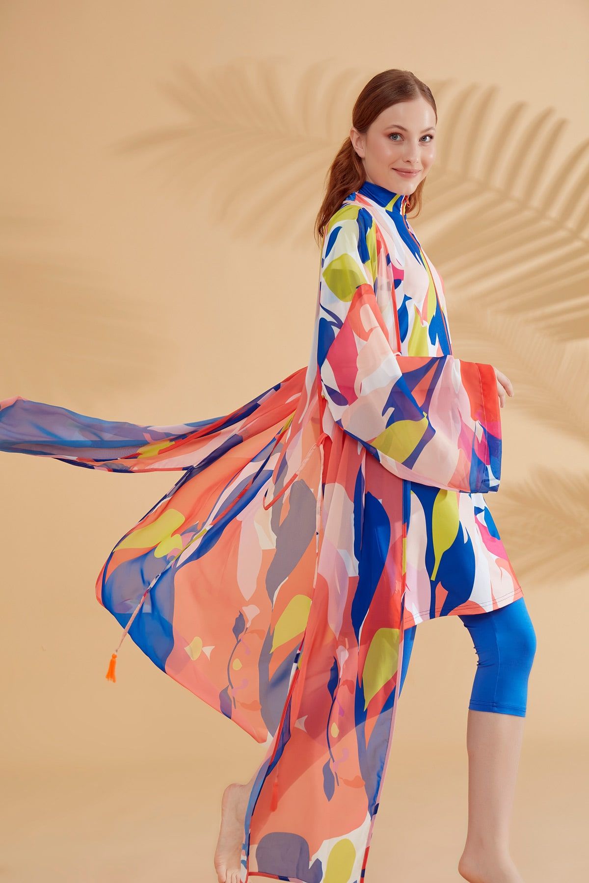 Colourful Pareo Kimono P2330