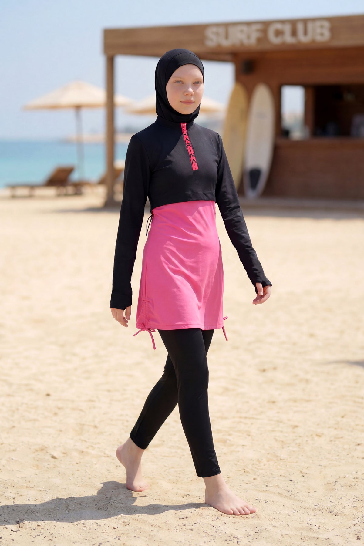 Marina Girl Teen Modest Swimsuit G2505