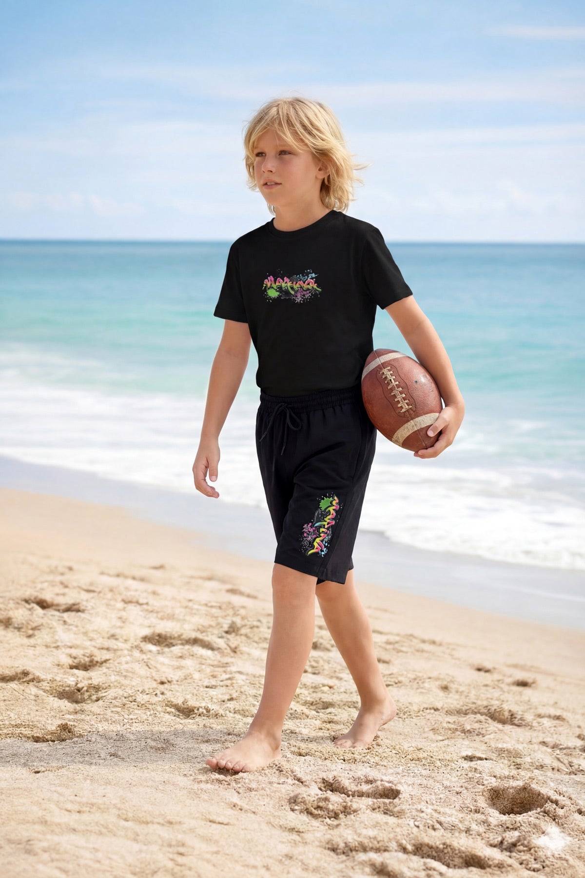 Marina Teen Boys' Swim T-Shirt with UPF50+ Sun Protection (Junior Fit) – GT2501