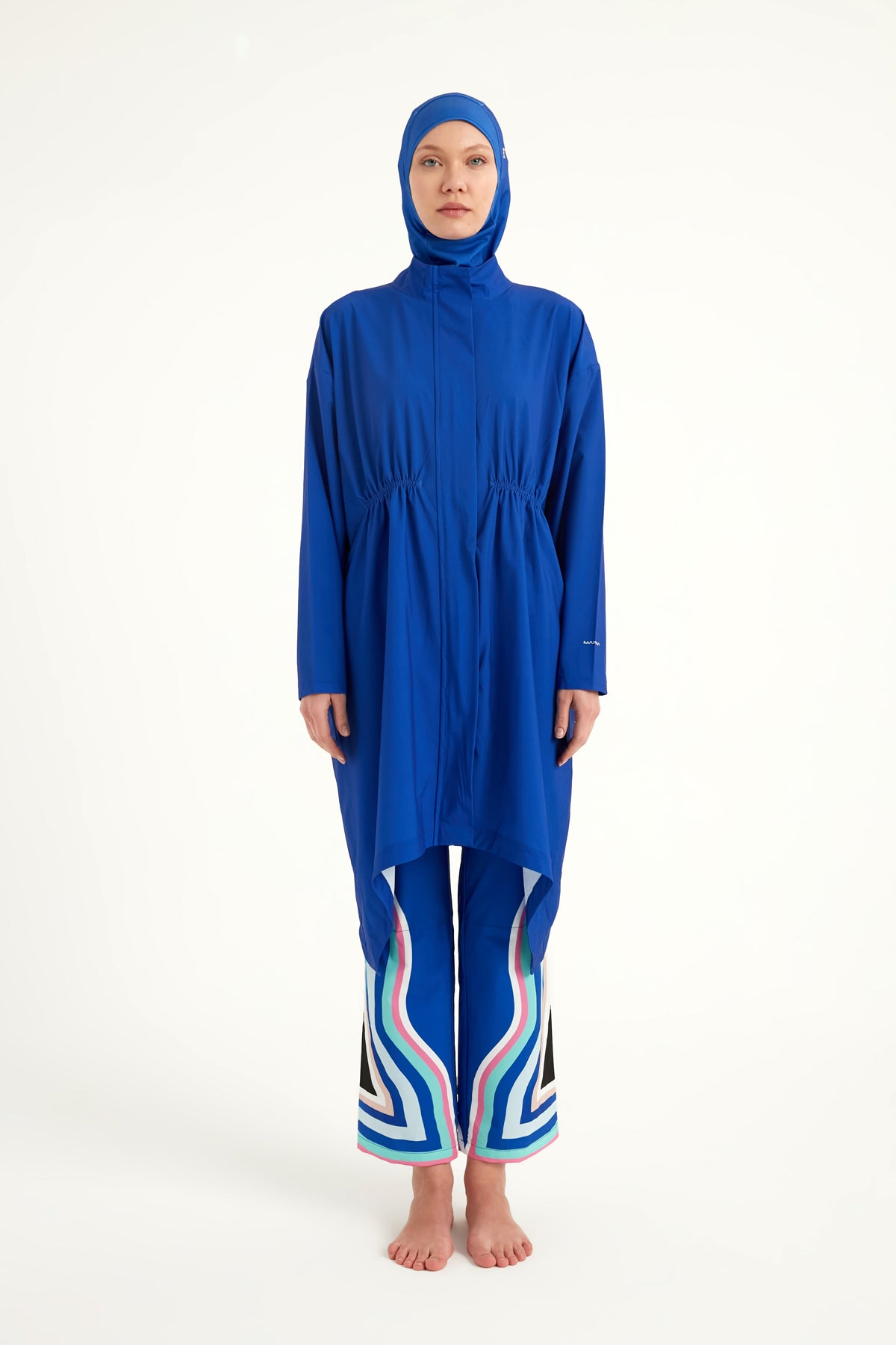 Marina Blue Full Coverage Modest Swimwear Burkini  - M2503-2