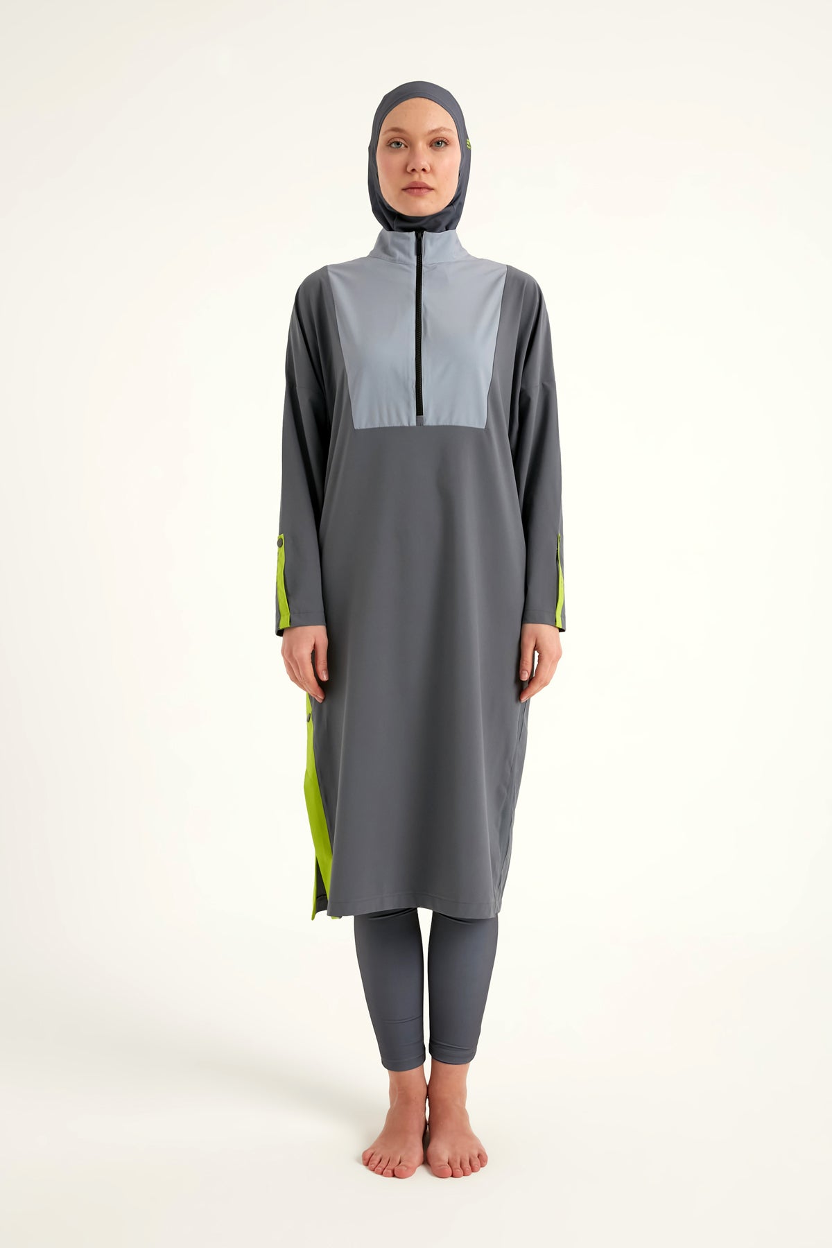 Marina Smoked Full-Coverage Modest Swimwear Burkini  - M2527-1