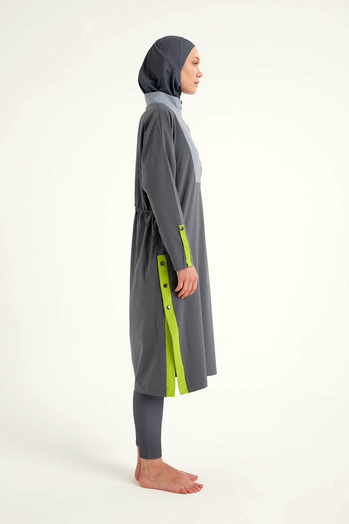 Marina Smoked Full-Coverage Modest Swimwear Burkini  - M2527-1