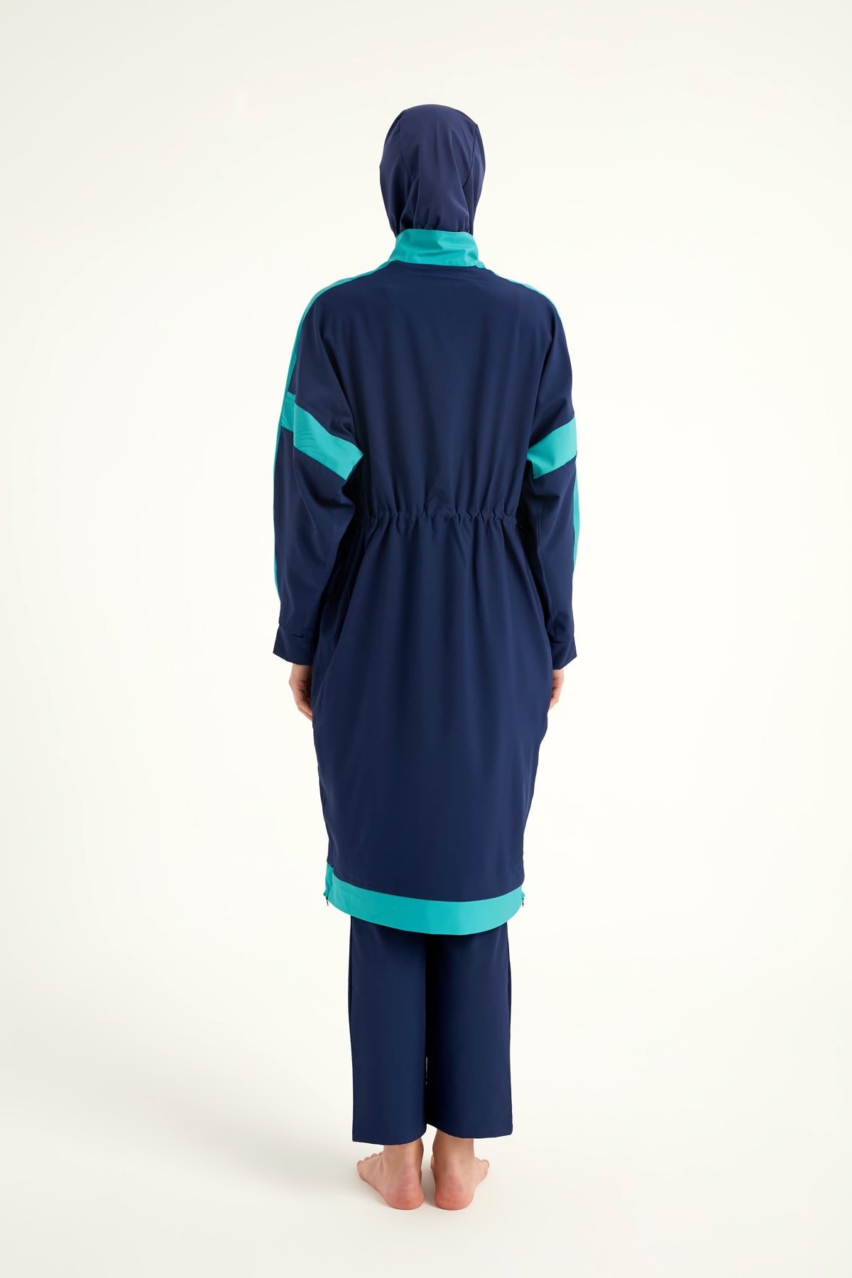 Marina Navy Blue Full-Coverage Modest Swimwear Burkini - M2528-2