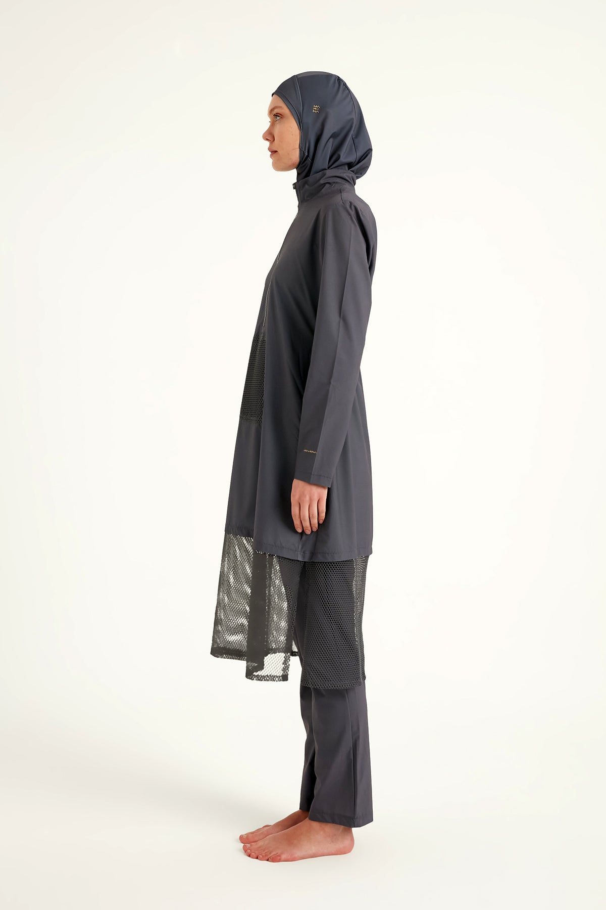 Marina Grey Modest Swimwear Burkini M2508-4