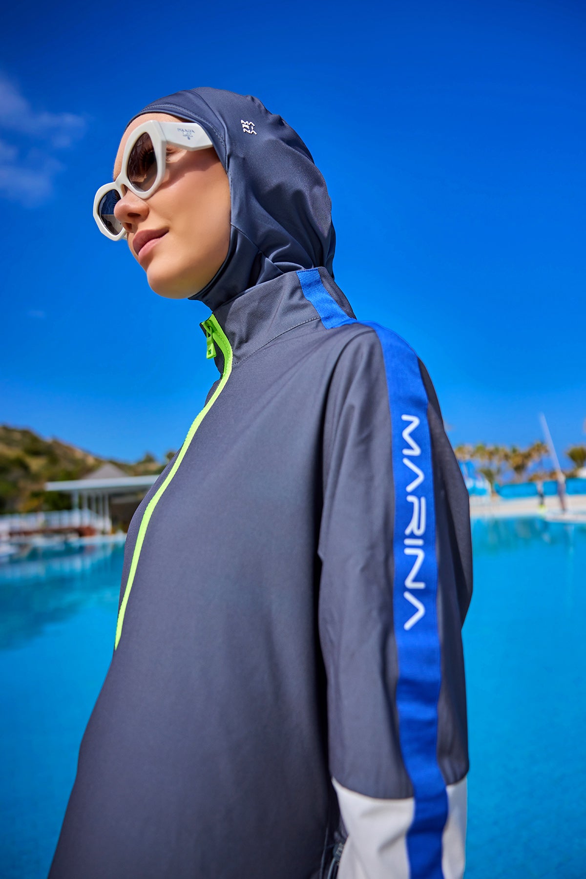 Fume Full Coverage Modest Swimwear Burkini Set M2514